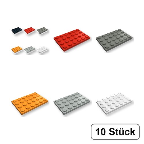 Lego 10x 3032 plate - lego®, 4