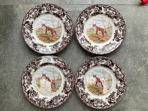 4er set spode - woodland, fox