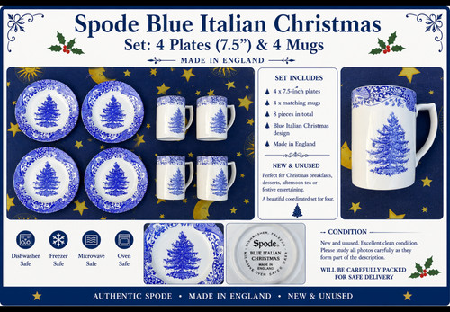 Spode blue italian - spode,