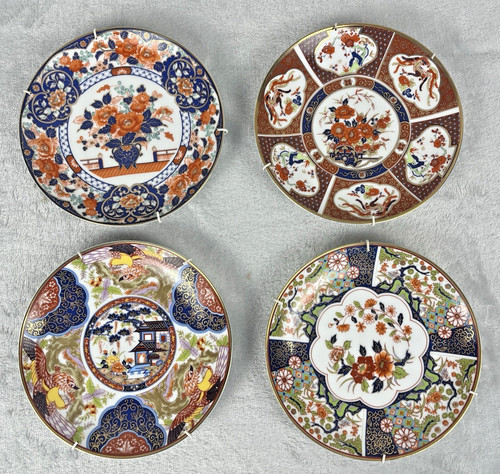 Japanische imari teller 4er - japanische,