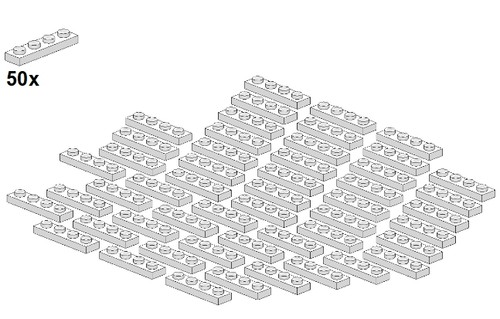 Lego plates white - lego®,